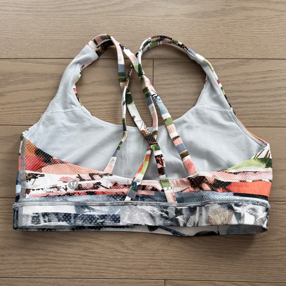 Size 8 Lululemon athletica Multicolor Sports Bra - Picture 2 of 8